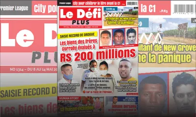 Voici la Une du Défi Plus de ce samedi 08 mai 2021