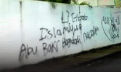 Graffitis pro-État islamique: le «premier avertissement» de la rue Goa
