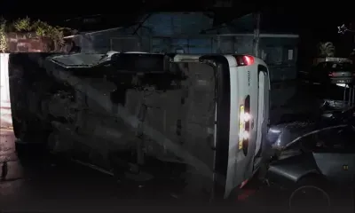 Accident : collision entre un van et une voiture à Vacoas