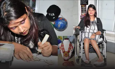 En fauteuil roulant, Jaya Chekori veut montrer que rien n’est impossible