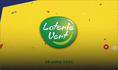Loterie Vert : tirage de ce vendredi 08 Juillet 2022