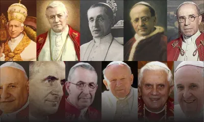 Les papes du XX et du XXI siècles