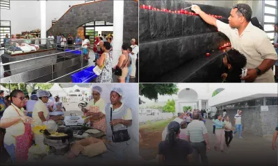 Pèlerinage au caveau du Bienheureux Père Laval - Ste-Croix : derniers préparatifs avant l’arrivée des fidèles