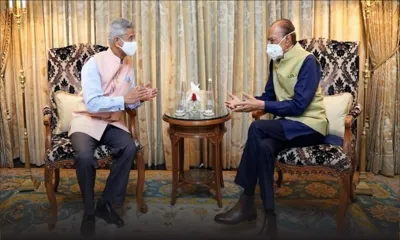 En Inde : Navin Ramgoolam rencontre Subrahmanyam Jaishankar