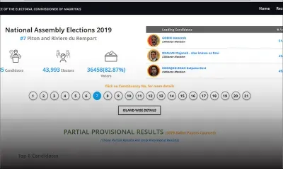 Résultats partiels au no 7 : sur 5 079 bulletins dépouillés, l’Alliance Morisien devant avec ses trois candidats