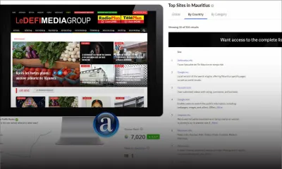 Classement Alexa : www.defimedia.info no 1 à Maurice