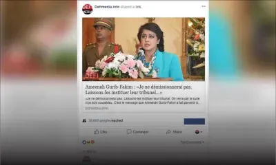 Polémique autour d’un message de la présidente