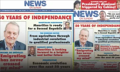 Voici la Une de News On Sunday de ce vendredi 09 mars