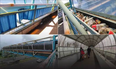 Passerelles sur l’autoroute : lamentable !