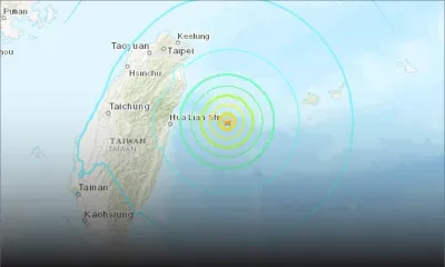 Séisme de magnitude 6,3 près des côtes de Taïwan
