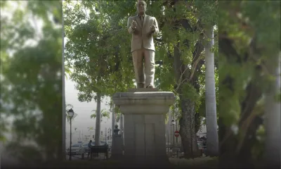Vandalisme : la plaque commémorative de la statue de Sir Satcam Boolell volatilisée 