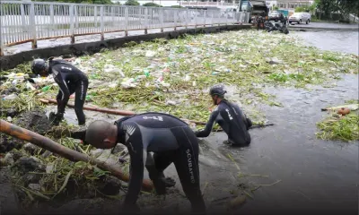 Le GIPM nettoie la rivière de Poste-de-Flacq