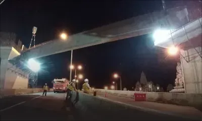 Metro Express : plus de 80 % des poutres déjà installées