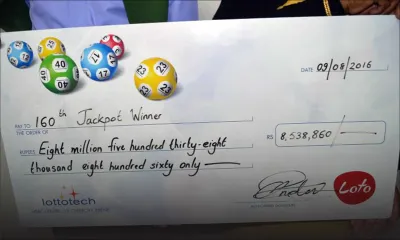 Loto: un pompier remporte Rs 8,5 millions
