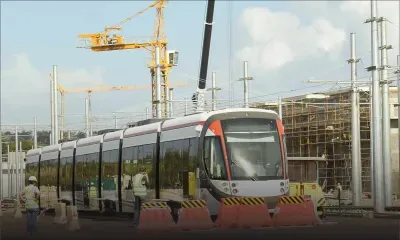 Metro Express : Quatre-Bornes connectée au réseau fin 2020 au lieu de septembre 2021
