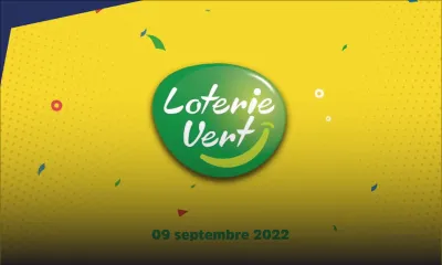 Loterie Vert : tirage de ce vendredi 09 Septembre 2022