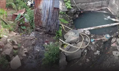 Tranquebar: une eau putride s’accumule