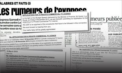 Palabres et faits (I) : les rumeurs de l’express