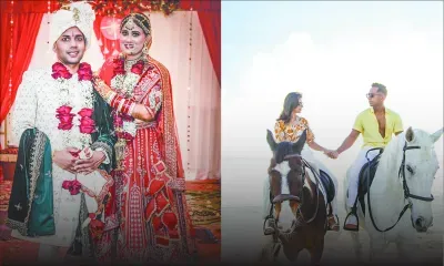 Deux couples à cheval sur l’équilibre 