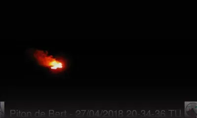A La Réunion : le Piton de La Fournaise en éruption à 00h24 ce samedi 28 avril