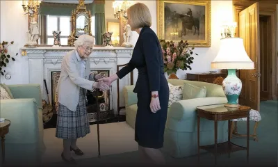 La dernière photo d'une apparition publique de la reine Elizabeth II 