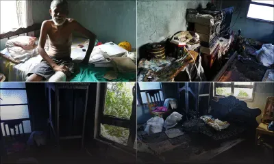 À Tranquebar : un invalide perd toutes ses affaires dans l’incendie de sa maison