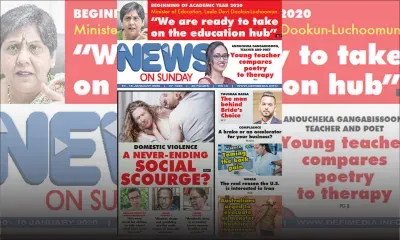 Voici la Une de News on Sunday de ce vendredi 10 janvier 2020