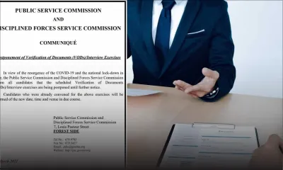 Confinement national : vérifications de documents et entretiens reportés par la Public Service Commission and Disciplined Forces Service Commission