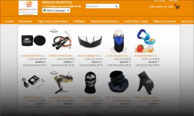 Un partenaire d’Amazon crée un site dédié aux Mauriciens