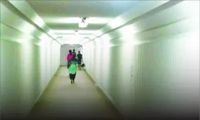 Passage menant vers Shoprite: le tunnel Pellegrin plusieurs fois vandalisé