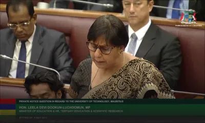 Leela Devi Dookun-Luchoomun : «Je suis d’accord que les conditions à l’UTM ne sont pas idéales»