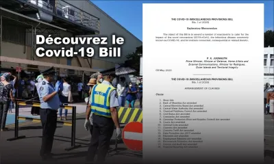 Covid-19 Bill : découvrez le projet de loi 
