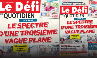 Voici la Une du Défi Quotidien de ce lundi 10 mai 2021