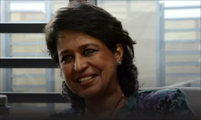 Ameenah Gurib-Fakim au siège de la Commission européenne