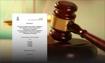 [Document] CT Power : le Privy Council tranche en faveur de l'Etat mauricien, consultez ici le jugement