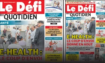 Voici la une du Défi Quotidien de ce Mardi 10 Juin 2025