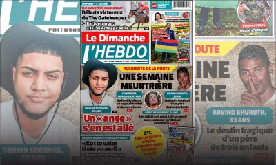 Voici la Une de Le Dimanche/L'Hebdo de ce dimanche 10 Juillet 2022