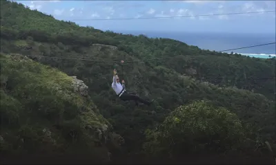 Lorsque le PM fait de la tyrolienne à Rodrigues