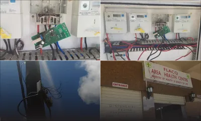 Area Health Care Centre de Riche-Mare : Anwar Husnoo évalue les dégâts causés par la foudre