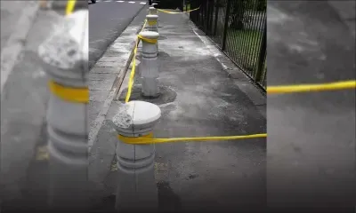Rue Commerford, Curepipe : l’installation des bornes a débuté