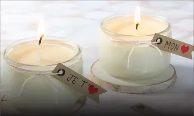 Offrez une bougie de massage DIY pour la Saint-Valentin
