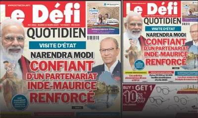 Voici la une du Défi Quotidien de ce Mardi 11 Mars 2025