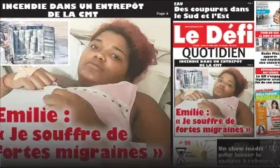 Voici la Une du Defi Quotidien de ce jeudi 11 avril 2019