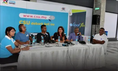 Campagne « debark kot ou » : l’équipe PMO-CSU à Rose-Belle