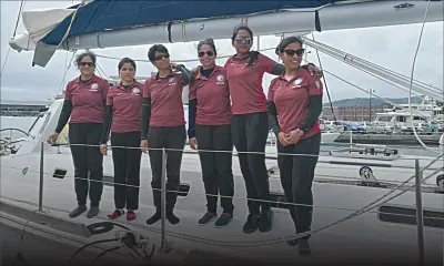 INSV Tarini : premier équipage féminin de la marine indienne
