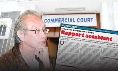 Commission d’enquête sur la drogue : rapport accablant