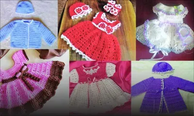Sparkling Angel and her crochet baby outfits