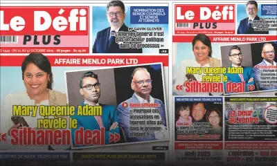 Voici la Une du Défi Plus de ce Samedi 11 Octobre 2025