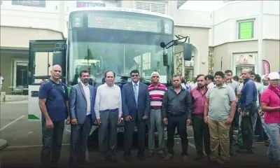 Former transport minister launches new buses