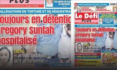 Voici la Une du Défi Plus de ce samedi 12 février 2022